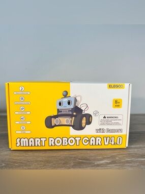 ELEGOO Smart Robot Car V4.0 with Camera Arduino Robotics Kit Open Box Complete